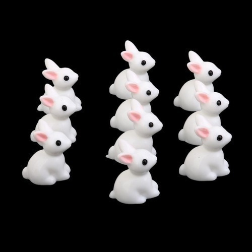 50 Minifiguras En Miniatura De Conejo Doméstico S