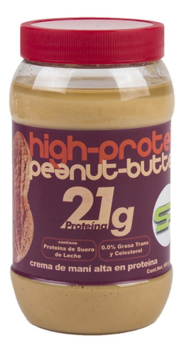 Crema De Cacahuate Alta En Proteina Sportivo 600g