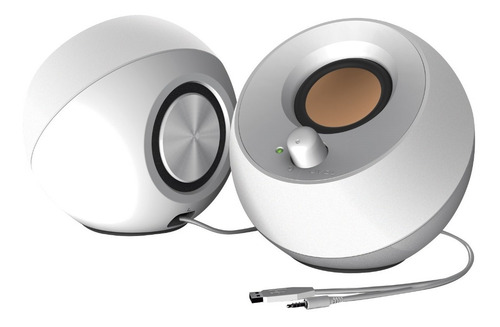 Imagen 2 de 7 de Parlantes Creative Pebble 2.0 Blanco