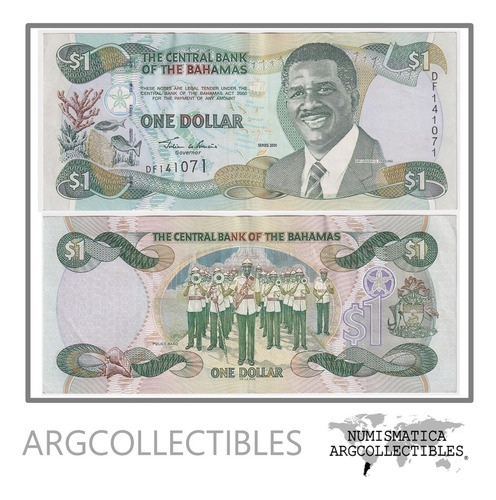 Bahamas Billete 1 Dolar 2001 P-69 Xf
