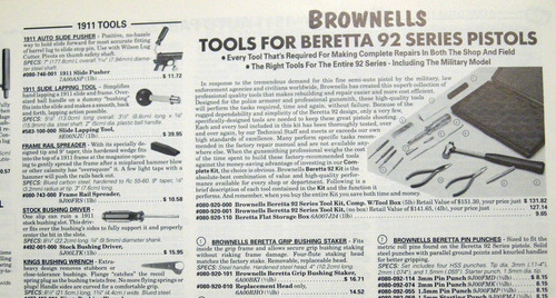 Brownells Catalog Number 48 For 1995 1996 Partes De Armas (Usado)
