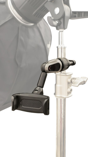 Pinza Soporte Celular Brazo Micrófono Tripié Pedestal Atril