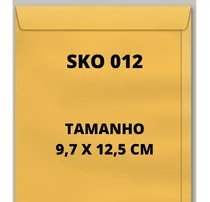 Comprar Envelope Saco Amarelo Sko 012 (9,7x12,5 Cm) - 1500un. Scrity Ouro