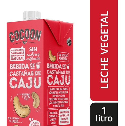 Leche De Castañas De Cajú Cocoon Sin Tacc 1l