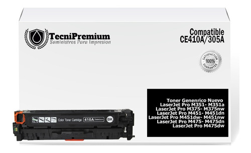Toner Genérico 305 Impresora  Pro M451  M451dn M475dn M475