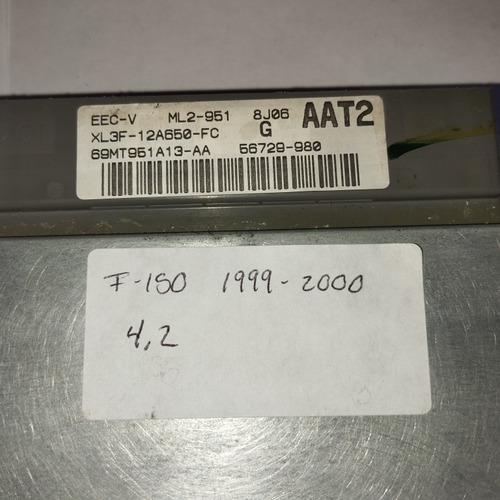Computadora F-150 Modelo 1999-2000 Motor4.2 Automática (Usado)