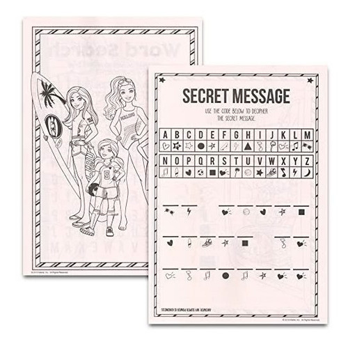 Libro Para Colorear Y Actividades De Barbie Super Set 4 Barb