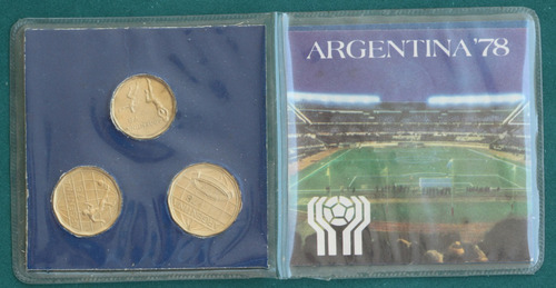 Moedas Campeonato Mundial De Futebol Argentina 1978 (Usado)