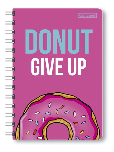  Container Bullet Journal 80 folhas  microserrilhada 1 assuntos unidade x 1 24cm x 18cm donuts