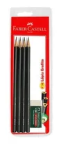 Comprar Lápices Grafito Faber-castell X3 Uds. + Goma De Borrar