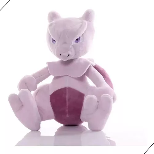 Boneco Pelucia Mewtwo Pokemon Brinquedo 22 Cm Almofada Macio