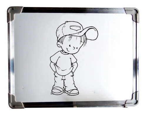 Pizarra Magnetica 30x40 Niños Adulto Con Apoyo Para Plumones