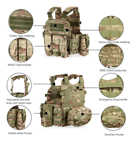Suporte Masculino Modular De Caça Ao Ar Livre Da Vest Gear P