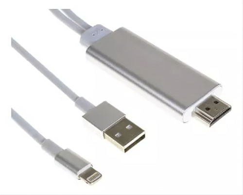 Adaptador iPhone A Hdmi Cable  Transmisor Lighting