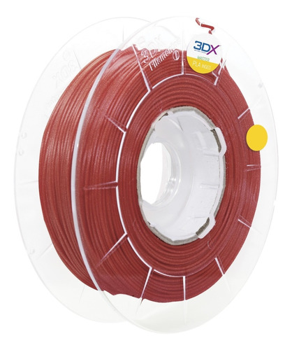 Filamento Pla Vermelho Metal 500g 1,75mm 3dx