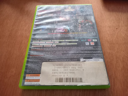 Naruto Shippuden Ultimate Ninja Storm Generations Xbox 360 (Reacondicionado)