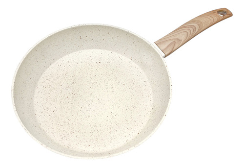 Sartén Antiadherente 24cm Inducción Granito Carol Cocina Hsk Color Blanco Granito