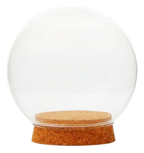 2 Cúpula De Cristal Transparente Del Tarro De La Bola 10cm