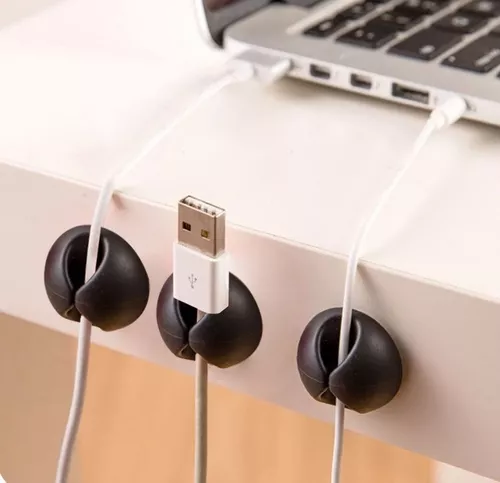 Organizador De Cables Adhesivo Para Escritorio SM