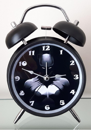 Reloj Despertador Estilo Vintage Batman - D Mesa Alarma