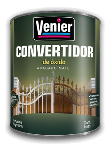 Convertidor De Oxido Blanco Y Colores 20lts Venier Pintumm