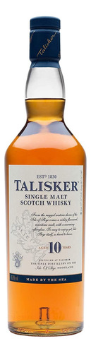 Whisky Talisker Single Malt 10 Años 750 Ml