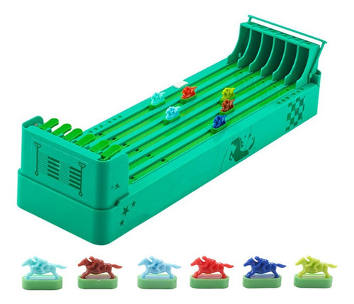 Juego De Carreras De Caballos Electrico Portatil 6 Caballos