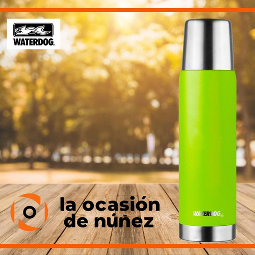 Imagen 4 de 7 de Termo Bala Waterdog 1000 Acero Inoxidable Camping Mate