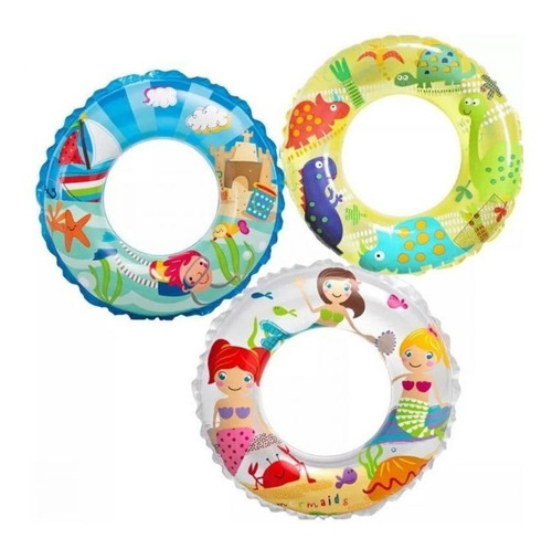 Aro Flotador Ocean Ref Inflable P/ Pileta/niños 61 Cm Intex