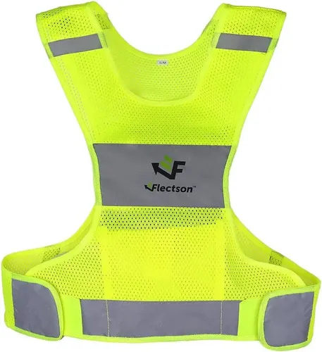 Chaleco De Seguridad Para Exteriores Nocturno Chaleco De Seguridad Reflectante De Alta Visibilidad Ajustable Para Correr Al Aire Libre Senderismo Ciclismo Anggrek Otros