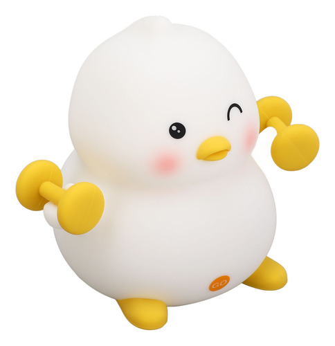 Pat Innovador Duck Bean Nursery Night Usb De Silicona De 3 M