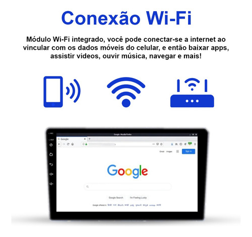 Central Multimídia 9 Polegadas Android Palio Strada 2013/ 19