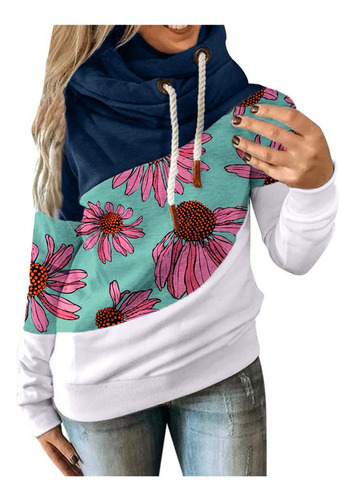 Sudadera Capucha Gran Tamaño Para Mujer Bolsillo Estetico