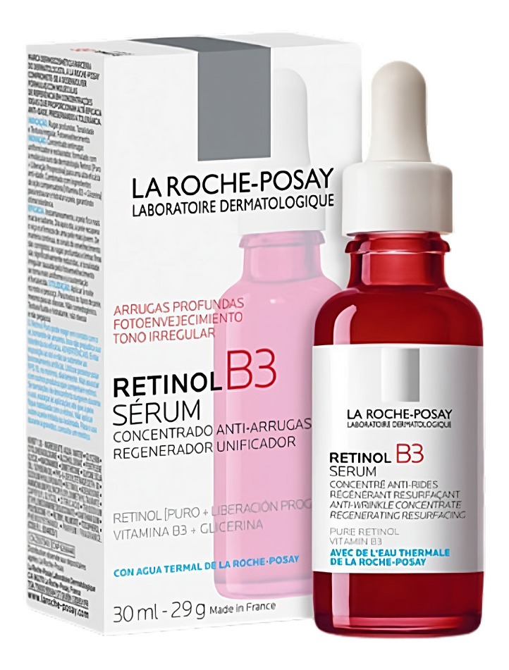 Sérum Serum Antiarrugas Retinol B3 30 Ml La Roche-Posay noche para piel todo tipo de piel, incluso sensible. de 30mL/30g 30+ años
