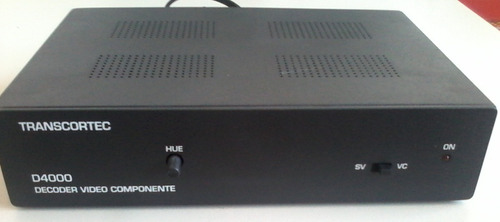 Conversor Decoder De Video Rca/s-vhs X Ypbpr D-4000