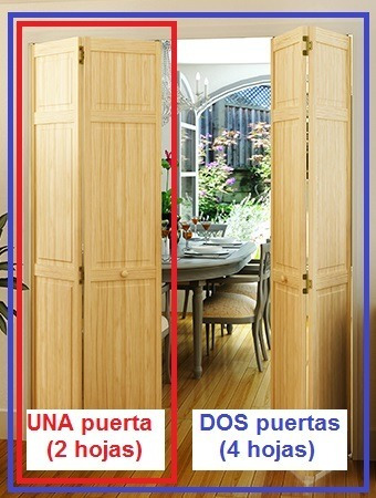 Imagen 8 de 10 de Plegable 2 Hojas Celosía / Ciega 76 X 204 A 206 Alto