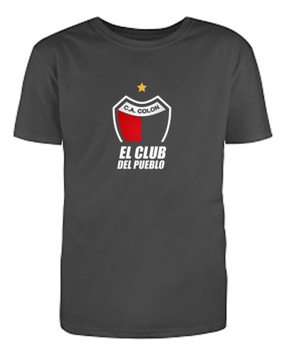 Remera De Colon De Santa Fe, El Club Del Pueblo, Campeon 