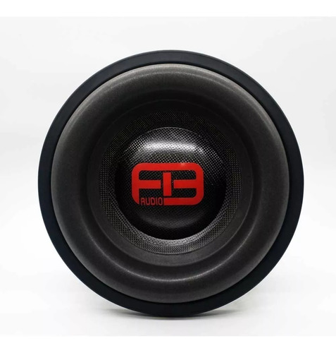 Subwoofer Fb Audio 12'' 3000wrms Bobina Simple 1, 2 E 4ohms Cor Preto S1ohms