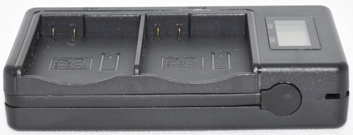 Cargador Generico Doble De Baterias En-el14 Con Display Usb