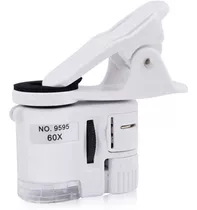 Comprar Mini Microscopio Hasta 60x Lupa Con 2 Tipos  Luz Uv Y Blanca