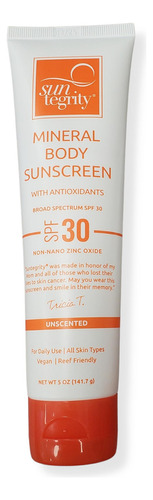 Suntegrity Protector Solar Mineral Sin Aroma Para El Cuerpo