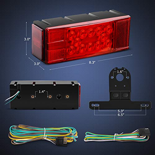 Tl-20 - Kit Sumergible De 2 Piezas, Led Rectangular De ...