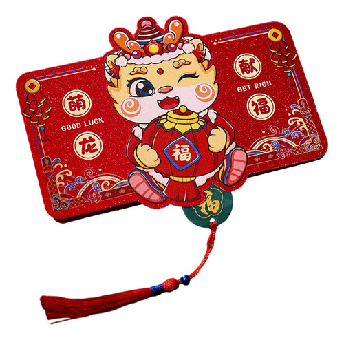 2 Envelope Vermelho Ano Novo Chinês, Envelope Estilo B