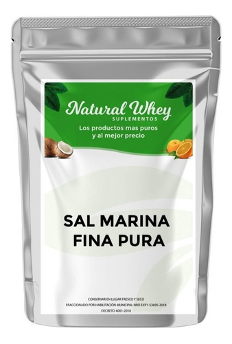 Sal Marina Fina Pura 5 Kilos 