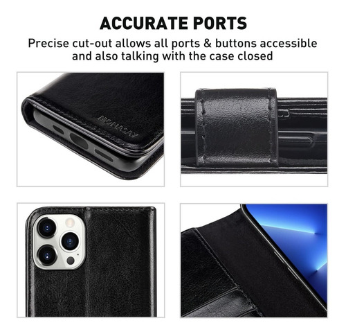 Funda Protectora De Pantalla Para iPhone Negro