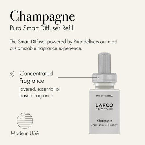 Recarga De Difusor Inteligente Lafco New York Pura Champagne