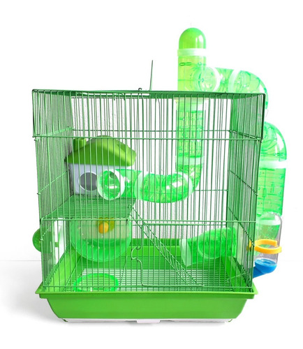 Gaiola Labirinto 3and Hamster Mega Promoção Verde