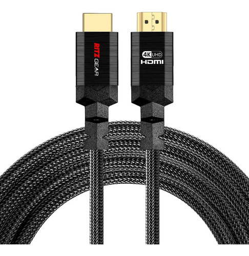 Cable Hdmi 4k De 30 Pies Paquete De 2, Negro, Cable De ...