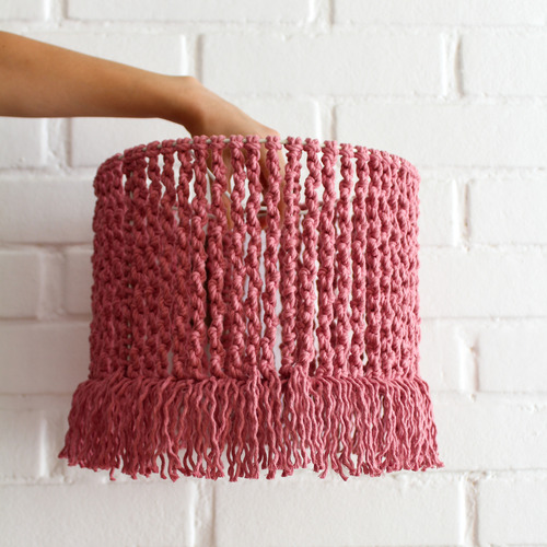 Pantalla Moderna Macramé Karün Store - Modelo Rustic