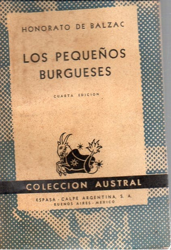 Los Pequeños Burgueses Honorato De Balzac 